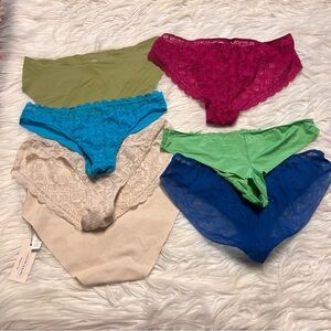 Intimissimi and lululemon 7 pair colorful panties bundle women’s medium Lingerie